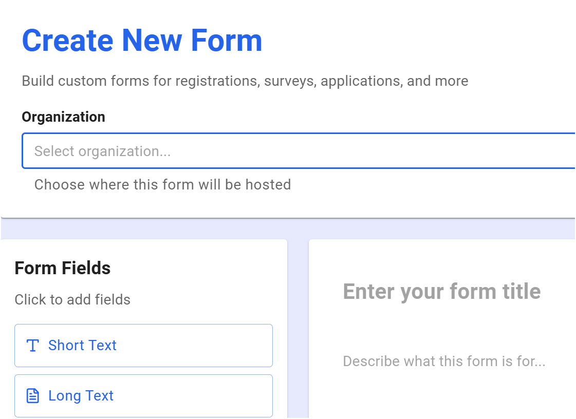 Advanced Form Builder - Create Smart Forms for Events, Hackathons ...